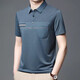 Camiseta de algodón de algodón de verano de alta gama Hengyuanxiang para masculina de camisa de media manga cuello de papá transpirable
