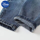 Disney baby denim overalls 2025 spring and summer style for children, boys and girls, 1 to 3 years old, stylish loose overalls for outer wear, blue overalls, size 90, height 90, detachable