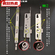
MPPMCK aluminum alloy multi-point door lock 8530 broken bridge aluminum door lock body joint door lock plastic steel door 8535 multi-point 9230 multi-point lock body (hole distance 257)