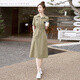 Cypress House Mid-length Dress 2025 Spring and Summer New Women's Slit Bed and Slimming Shirt Skirt