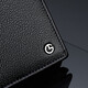 Jinlilai men's wallet short wallet 2 fold leather wallet wooden gift box ticket clip Chinese Valentine's Day gift for boyfriend