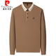 
Pierre cardin long-sleeved T-shirt for men 2025 spring and autumn new style business casual loose lapel base POLO shirt top men's clothing 16823 light green L 170 [recommended 120-135Jin [Jin equals 0.5 kg]]