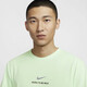 Nike (NIKE) short-sleeved men's summer new style breathable quick-drying running training T-shirt for men's sports and casual solid color top half-sleeved HF6169-376 XL /180/96A