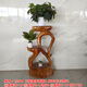 Pangdonglai Quality [Official Direct Sale] Solid Wood Root Carved Shelf Natural Tree Root Ornament Overall Multi-layer Bonsai 15904 Three-layer Overall Camphor Wood