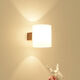 Yaotian Bedside Lamp Bedroom Home Wall Lamp Wall Mounted Stair Master Bedroom Aisle Modern Simple Creative LED Lamp 6038 Solid Wood White Light