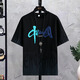 Boledi Boys Trendy Sommer kurzärmeliges T-Shirt 12-15-jährige Teenager-Jungen aus Baumwolle, halbärmelte 14 Junior High School-Schüler Top-Kleidung 683 Weiß (Kurzärärmel + Shorts) hohe Qualität 165 (l) empfohlen 98-120 Jin [Jin gleich 0,5 kg]