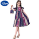 迪士尼女童连衣裙儿童公主裙夏季民族风夏天裙子中大童夏装2025新款童装 SX3271花瓣袖民族风裙子送包包 120 cm