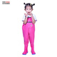 Chuangjingyi selects children's waders for playing in the water, rain boots, kindergarten fishing pants, children's men and women catching fish, beach rain pants, children's yellow overalls, with mouth 24 (shoe inner length 15cm)