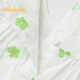 Balabala girls long-sleeved shirt fresh floral top sweet autumn dress white tone 120cm