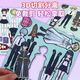 Ditu Magnetic Quiet Book Mysterious School Jungen und Mädchen DIY Dress Up Magnetic Paste Creative Toys Girl Geschenk [Magnetmodell 1] Geheimnisvolle Tür