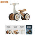 McGonagall Kinderbalance Autospielzeug Jungen und Mädchen 1-3 Jahre alt Baby Kein Pedal Sliding Scooter Allrad-Schiebetwagen Grüne Kaffee Farbe [Musik + Licht + Stummes Rad] 1-2-3 Jahre altes Kindertages Geschenk