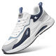 XTL genuine men's shoes sports shoes 2025 summer new casual shoes breathable lightweight running shoes shock absorbing mesh shoes TB-9908 white mesh style 40 [Standard sports shoes size]
