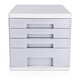 
Multi-layer sorting cabinet storage office supplies desktop information file cabinet file bar frame frame file box A4 Deli 9794 four-layer file cabinet