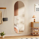 Anerya Spiegel Wandmontierter selbstklebender Ganzkörperspiegel ohne Stanze Dressing Spiegel Wandmontiertes Schlafzimmer Home Sight Mirror