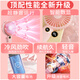 Xiaomi Buyi High Quality Handheld Small Fan Cartoon Cute Portable Girl Portable Small Bass Mini Student USB Rechargeable Super Long-lasting Sakura Pink 20000 mAh Smart 5-level Battery Display 0mAh