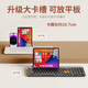 Yunmo (YUNMO) rechargeable wireless Bluetooth keyboard and mouse set dual-mode retro round hat quiet light sound desktop computer laptop mobile phone tablet universal typing peripheral Obsidian black single keyboard [Bluetooth + wireless dual-mode + one-key multimedia] lightless