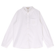 IVY HOUSE Ivy children's clothing for girls and older children in autumn new style classic versatile lapel long-sleeved white shirt shirt college white ((tie not included)) 150cm