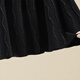 Sibaishe 2025 autumn new women's knitted short solid color age-reducing fashionable temperament skirt