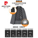 Pierre Cardin Double-sided Woolen Cashmere Coat Men's Mid-Length Winter Korean Slim Thick Woolen Woolen Coat Young and Middle-aged Windbreaker Blue 9889 XL