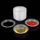 Haofanjie disposable dipping dish, flavor dish, oil dish and bowl, transparent plastic plate, soy sauce dish, sauce dish, small plate, seasoning bowl, 7.3*2*5cm, 100 pieces