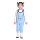 OLOEY one-piece waders for children to play in the water, kindergarten waterproof clothes for catching the sea, equipment for baby to catch fish, wading rain pants for the beach, Maca powder - bunny pocket - children's overalls 24 - shoe inner length 15cm