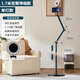 Cenmi mobile phone live broadcast stand for shooting overhead shots, mobile phone stand, fill light, mirror support stand for shooting, taking photos and videos, floor-standing multifunctional Bluetooth remote control stand, lazy cantilever H 1.7m cantilever floor stand + 3-color fill light