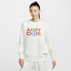 Nike (Nike) Spirit Snake Welcome Series Women's Fashion Super Loose Sweatshirt Automn Oversize Style HV8462 677 Team Red XL