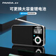 熊猫（PANDA）6210蓝牙收音机老人专用多功能老年便携式小型迷你袖珍调频fm广播老年人老式充电款插卡音箱播放机 白色【蓝牙/插卡/可充电】+充电头
