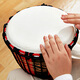 Mu Sheng Cega Tambour africain pour enfants Standard 8 Maternelle Adulte Débutant Lijiang Tambour à main Instrument de percussion 10/12 pouces 8 pouces Grand 8 Ciel étoilé + Gratuit