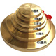 Sound und Idee verdickter Gong 40 cm 30 cm Big Gong Hochwasserprävention Warnung Gong 50 Gong Trommel dreieinhalb Musikinstrumente Props Plattierende Gong Hammer 50 cm Dicked Diasmesser Gong + Hammer
