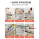 Chuangjingyi wählt Windel Tisch Babypflege Tisch tragbarer Multifunktionsfaltbares Badebad-Windeln Windel Tisch Lotus rosa Hebedel