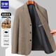 Romon (Romon) Eisenfreier Wollanzug für Herbst und Winter neuer Wollmantel für Männergeschäfts-Casual-Anzug für Männer Singles Herrenkleidung 2306-leichter grau dicker Stil M [100-120jin [Jin gleich 0,5 kg]]