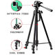 
Mobile phone tripod SLR camera universal micro single stand shooting stabilizer, top shot self-photographing video outdoor Douyin live broadcast bracket S3520 telescopic set (storage bag + mobile phone clip + 1.4-meter stand)