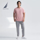 Nautica [Drop directe à une seule pièce] 25 Spring and Summer NOUVEAU NOUVEAU COTTON COTTON COURT SUPPLABLE COU ROND COUP SHERNE T-shirt