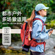 Camel (Camel) Bolsa de altura de montaña Mochila profesional al aire libre Hombres y mujeres Mochila deportiva Bolsa de viaje de gran capacidad 艺类的明