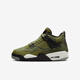 NIKE Air Jordan 4 Retro GS AJ4 Olive Green Big Kids/Women's Retro Basketball Shoes FB9928-200 35.5