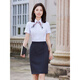 Zimeiqiao People's Bank of China Business Clothing Shirtwear Workwear Men and Women Spring and Automne New Striped Striped Short à manches courtes personnalisées 698 CHIRTS CHIRT