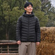 Tambor light down jacket men's short hooded loose simple warm jacket TF236209 black 175