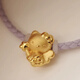 Jingyue Long Gold Hello Kitty Pendant 999 Pure Gold Fairy Angel KT Cupid Cady Cat Pendant Women's Necklace Gold Fairy Stick KT About 0.6-0.7g+S925 Necklace