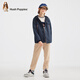 Hush Puppies Clothing para niños Chaqueta de tres a prueba de niños 25 Autumn New Children's Outdoor Holded Breaked Breaker Catón 140