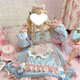 Tannuu Lolita dress dream girl op student lolita cute daily dress object sweet cat cat L