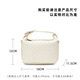 Josiny Bag Women's 2024 New Zipper Lightweight Square Bag Mini Fashion Mobile Phone Bag One-Shoulder Crossbody Bag Black Small