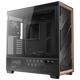 Antec FLUX PRO computer main case/walnut appearance//FLUX air duct patent/dual temperature control display/equipped with 6 fans/side-mounted power supply/glass