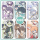 Code Sie Genshin Impact Orito Nasida Wanderer Wendy Student Card Walnut Campus Card Card Card Card Schulkarte Halbe Hals H15657 Tinali [+ weißer kurzer Lanyard] Doppelte