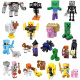 Madonna Minecraft Blocks Iron Golem Ending Steve Small Doll Toys Minecraft 40 caracteres Bolsa de recolección de mascotas