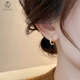 In the wild hoop earrings 2025 new trendy women unique niche unique light luxury high-end earrings simple autumn and winter earrings diamond small earrings gold