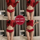Yalu Sternzeichen Jahr Unterwäsche Damen rote Baumwolle 2025 neue antibakterielle Low-Waist Damen sexy Pure Lust Girl Slips 831 Rot + 829 Rot + 829 Rot + 849 Rot 1 Stück Einheitsgröße 80-120 Jin Jin entspricht 0,5 kg