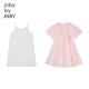 
jnby by JNBY new Jiangnan cloth children's clothing casual short-sleeved dress 24 autumn girls 1O8G17580 690/mixed powder 100cm