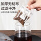 Yuexin ear-hanging coffee filter paper filter bag hand-brewed coffee powder filter drip-type portable V-shaped disposable filter bag upgraded ear-hanging type 50 pieces