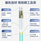 优普连 电信级万兆多模光纤跳线lc-lc OM3-300双芯尾纤 低烟无卤LSZH抗弯曲跳纤光纤线室内软光钎 万兆多模双芯LC-LC 15米
